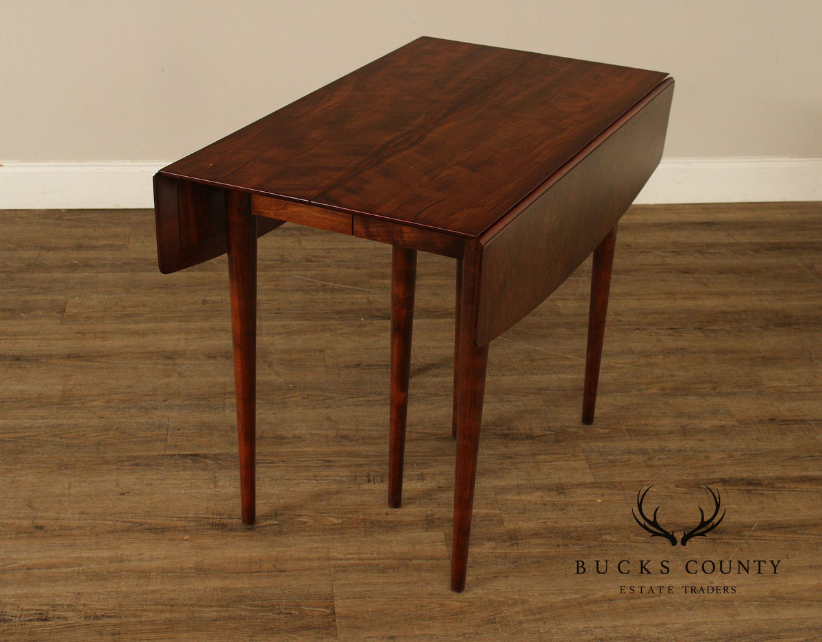 Widdicomb Mid Century Modern Walnut Drop Leaf Extendable Dining Table