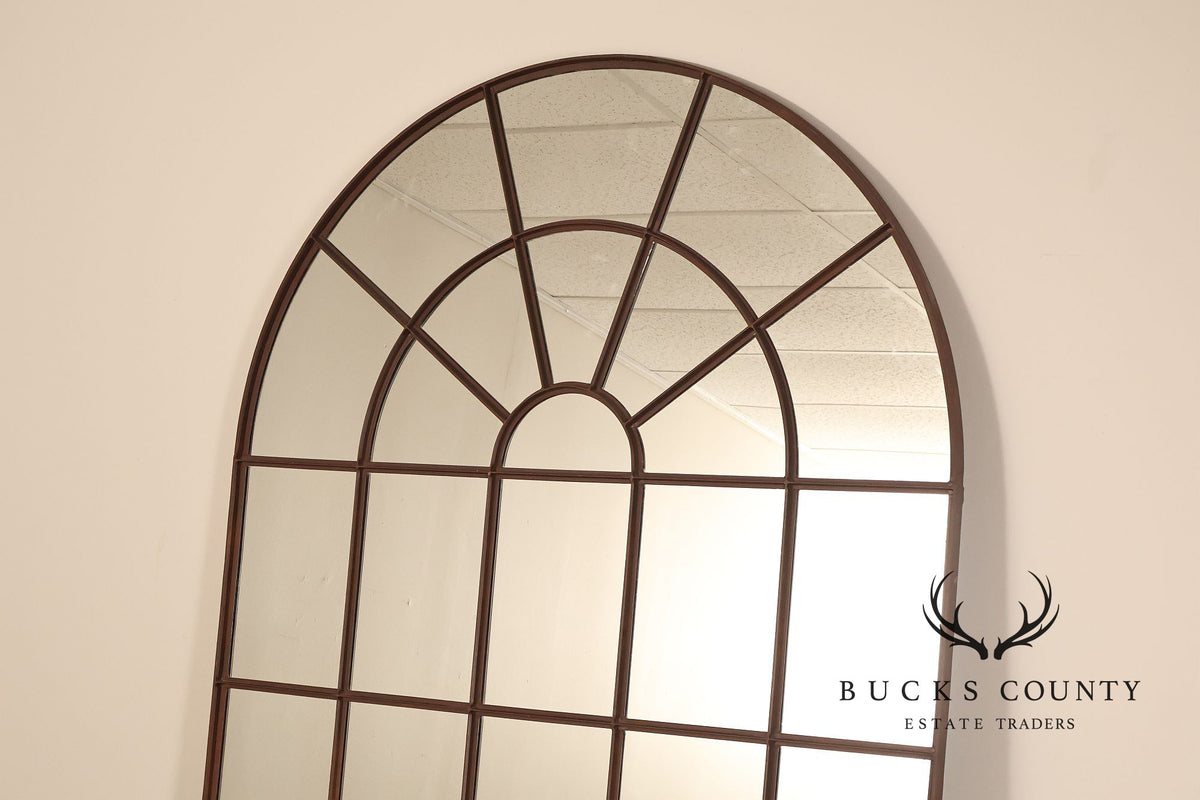 Restoration Hardware Large Palladian Iron Panel Mirror 108" x 56"