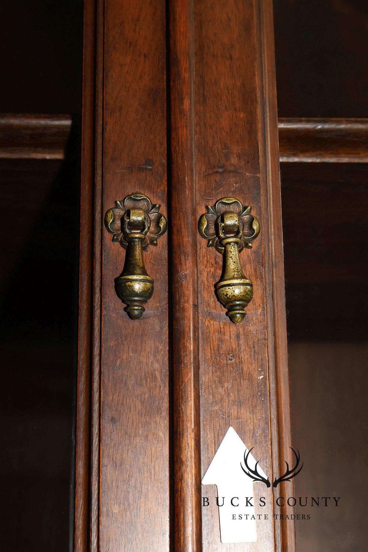 Rockford Republic Furniture Company 1920's Walnut China Display Cabinet