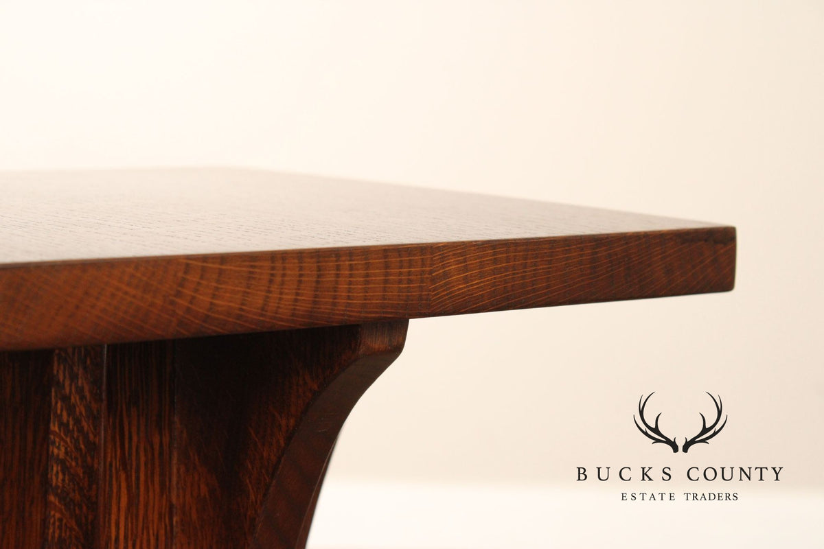Stickley Mission Collection Oak Pedestal