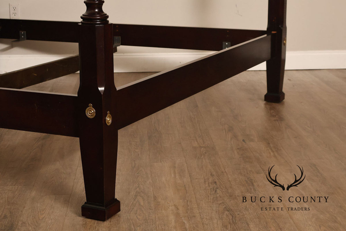 Century Furniture Claridge Collection Georgian Style Mahogany King Size Four Poster Bed