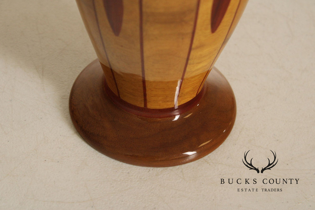 Philip M. Jacoby Set of Three Handcrafted Wood Vases