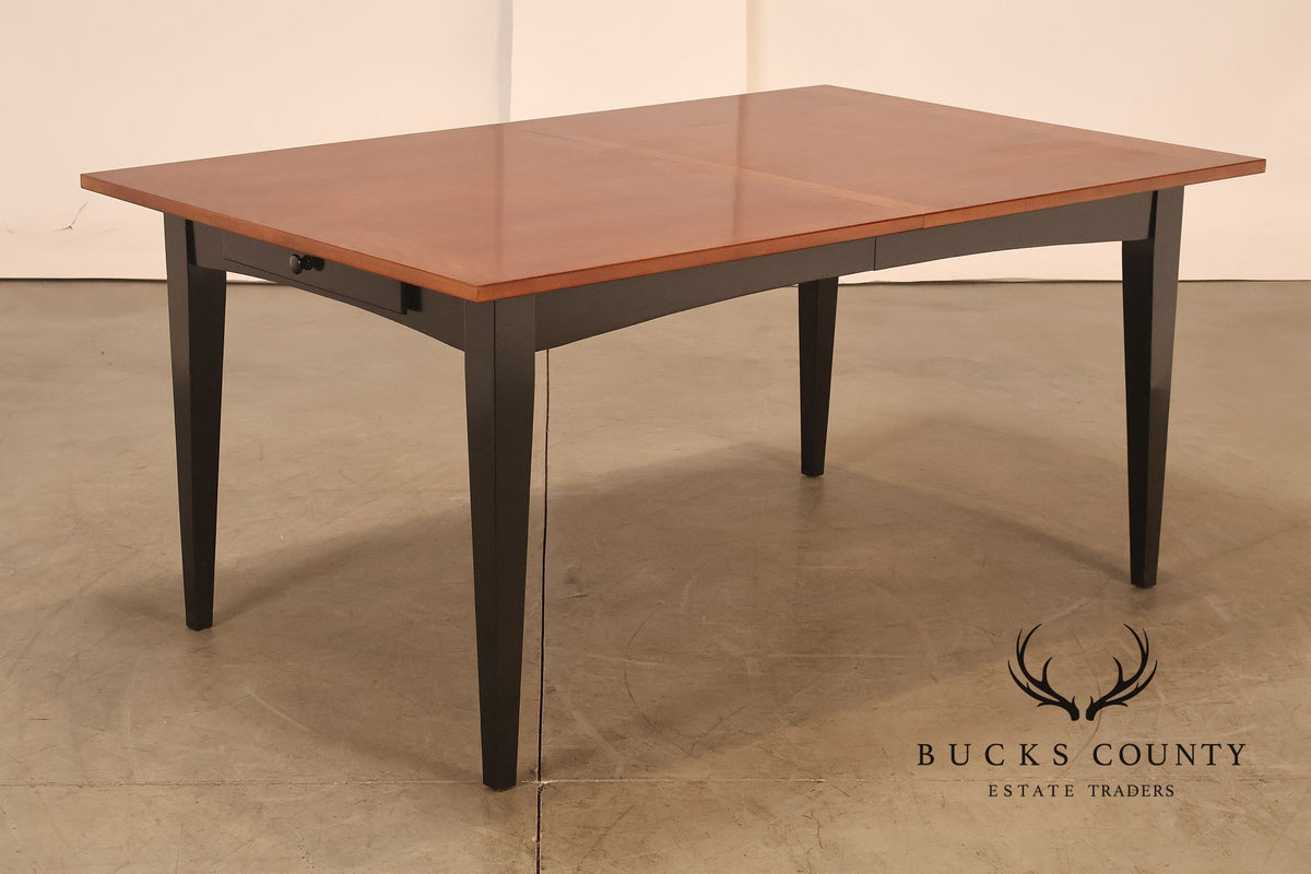 Stanley Farmhouse Style Dining Table With Drawer