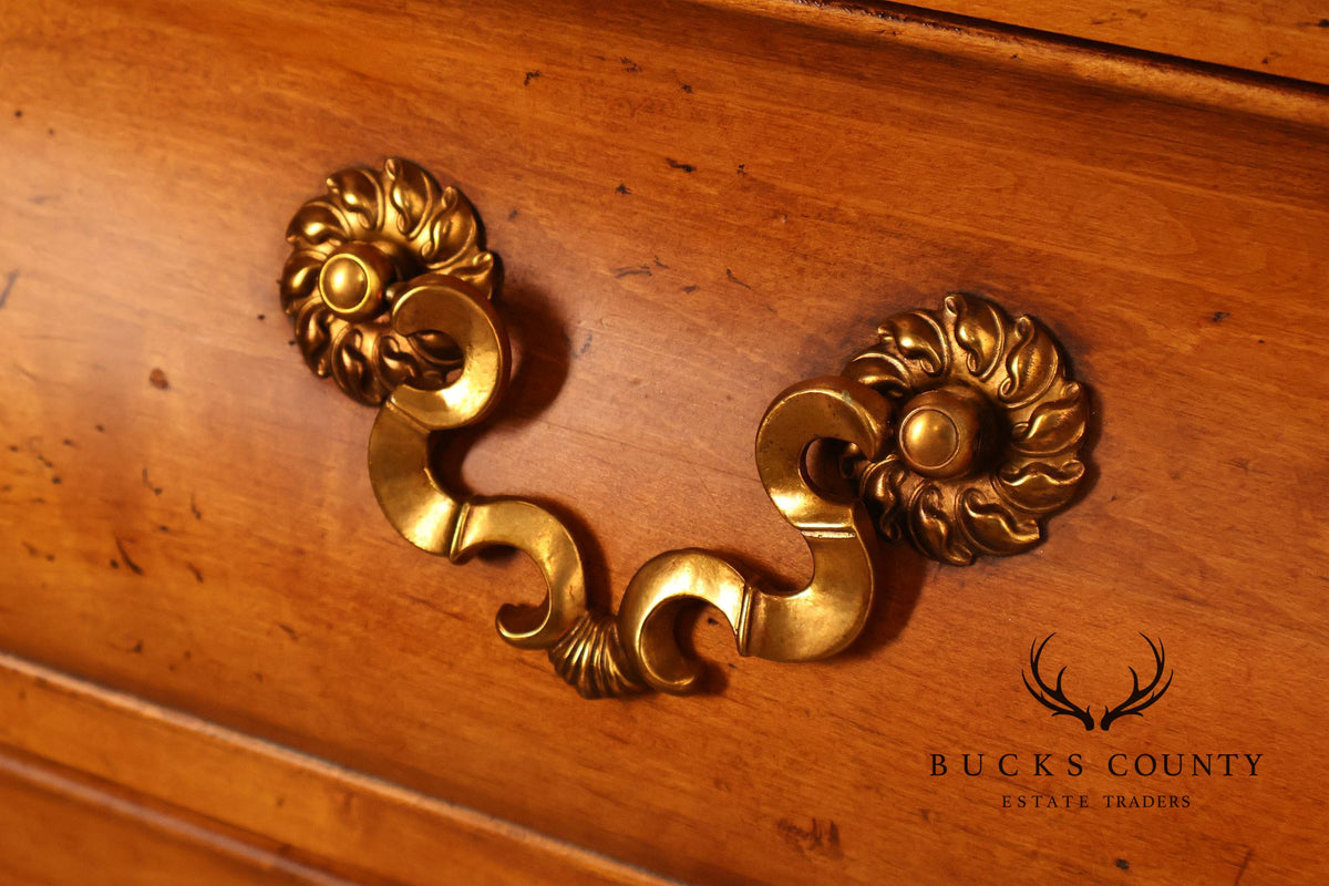 Century Furniture French Provincial Style Bombe Chest
