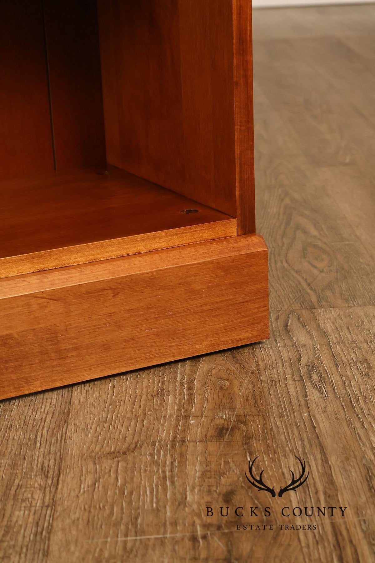 Ethan Allen 'Country Colors' Pair Of Maple Open Bookcases