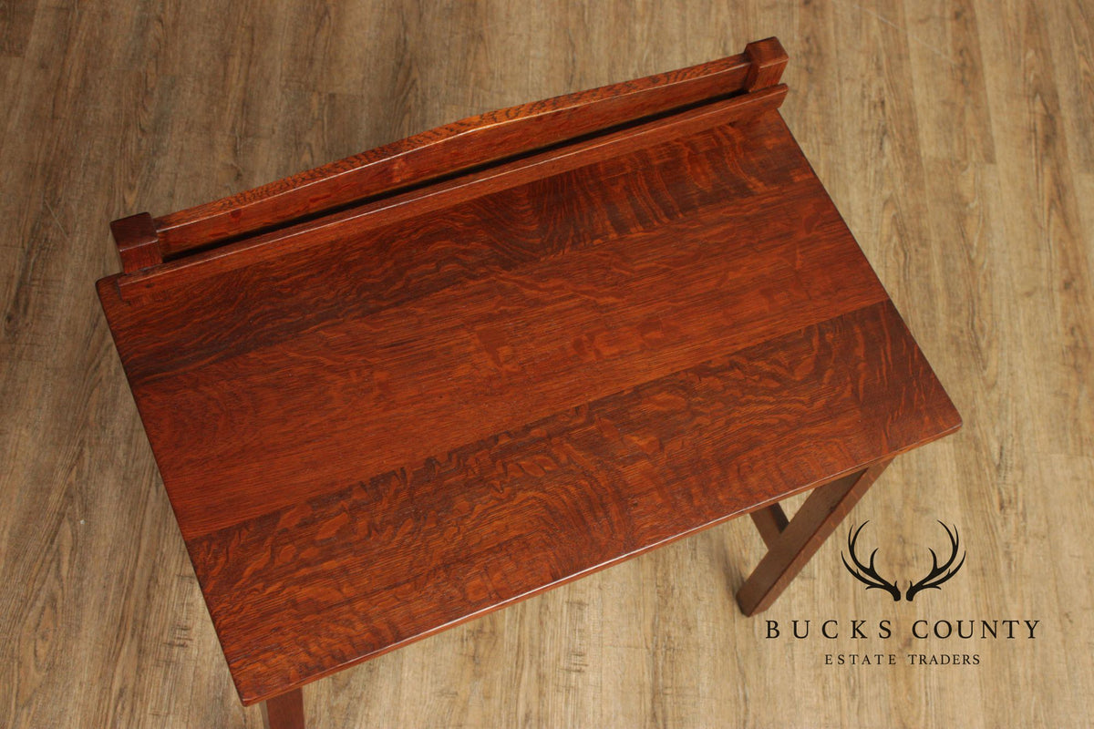 L. & J.G. Stickley Mission Oak Writing Desk