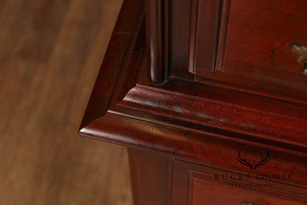 Queen Anne Style Mahogany Highboy Chest