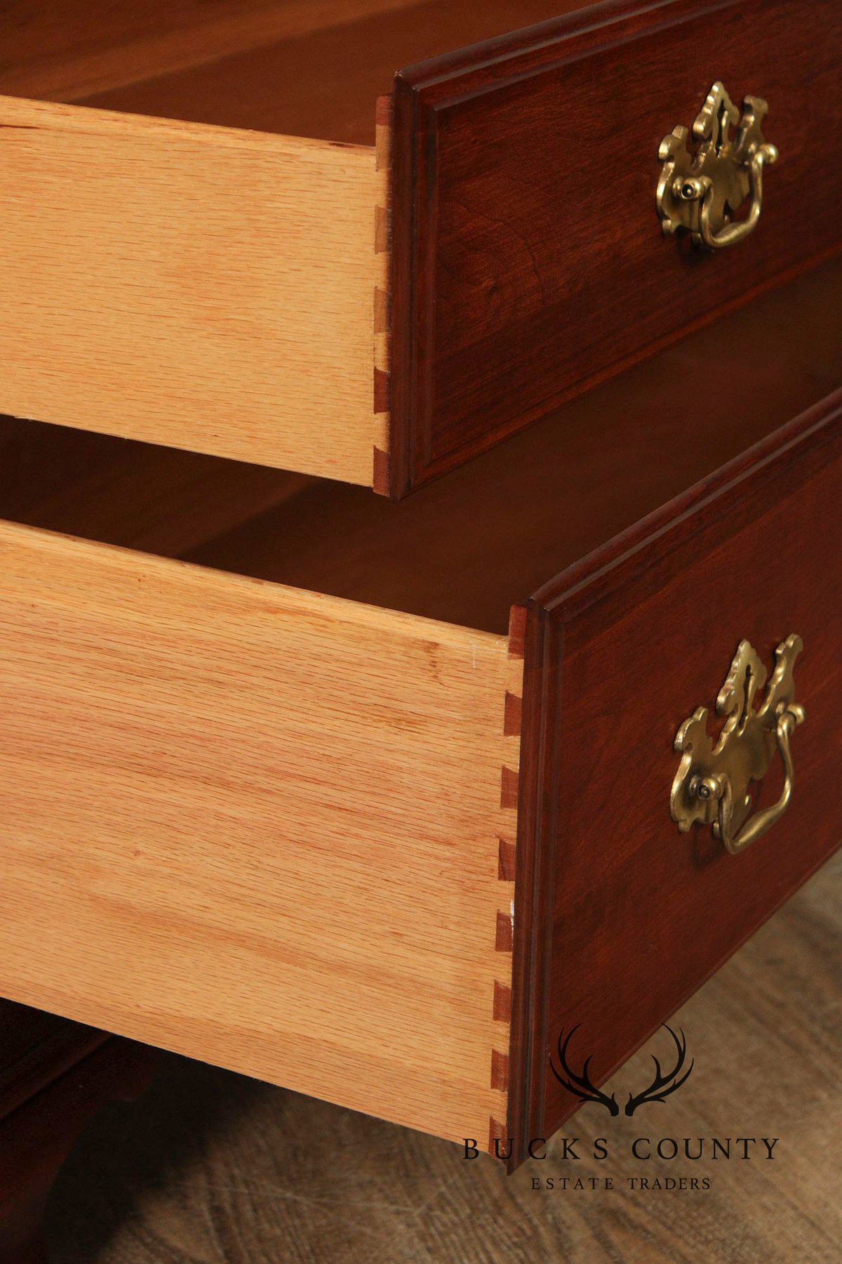 Pennsylvania House Chippendale Style Cherry Armoire