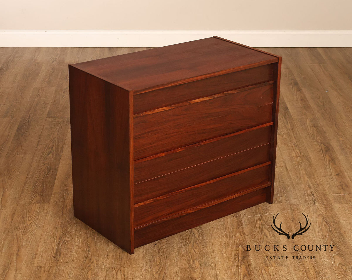 Danish Modern Rosewood Four-Drawer Chest Of Drawers