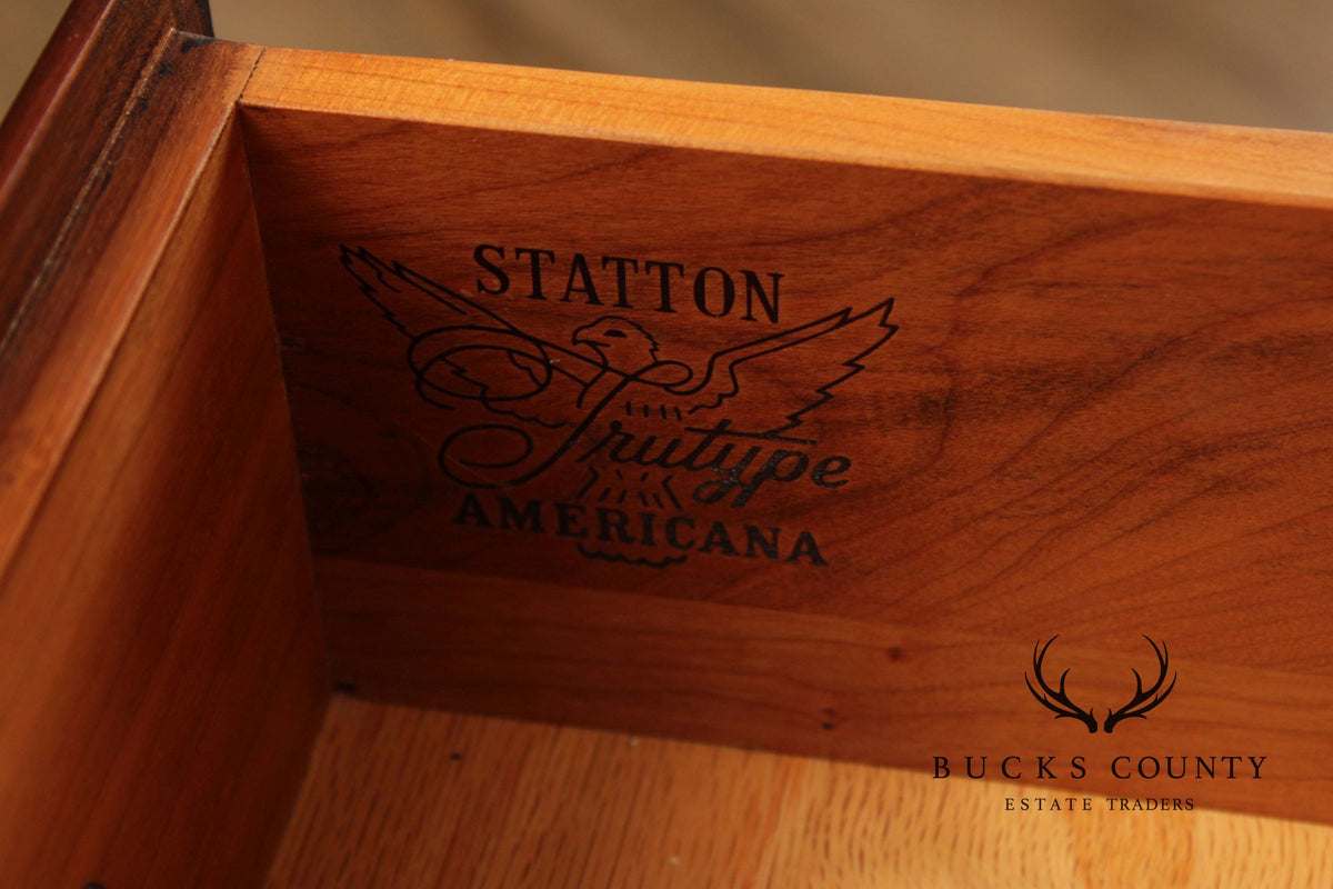 Statton Georgian Style Cherry Flip Top Server