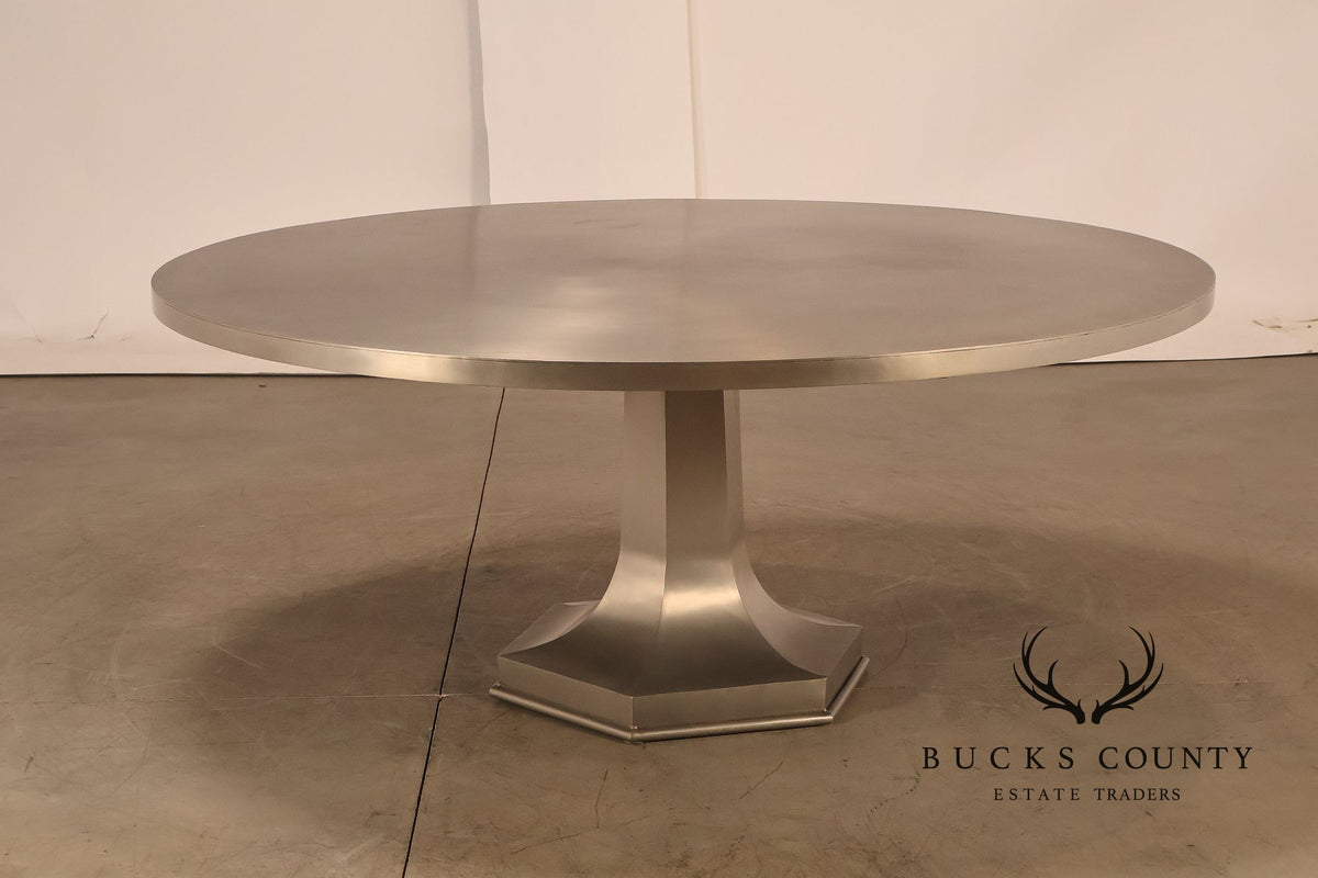Restoration Hardware '1940s Belgian Metal' Dining Table
