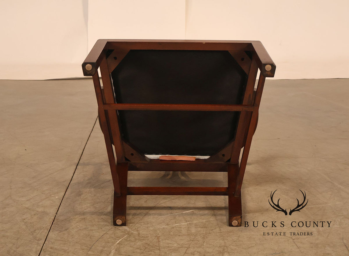 Henkel Harris Chippendale Style Pair of Mahogany Armchairs