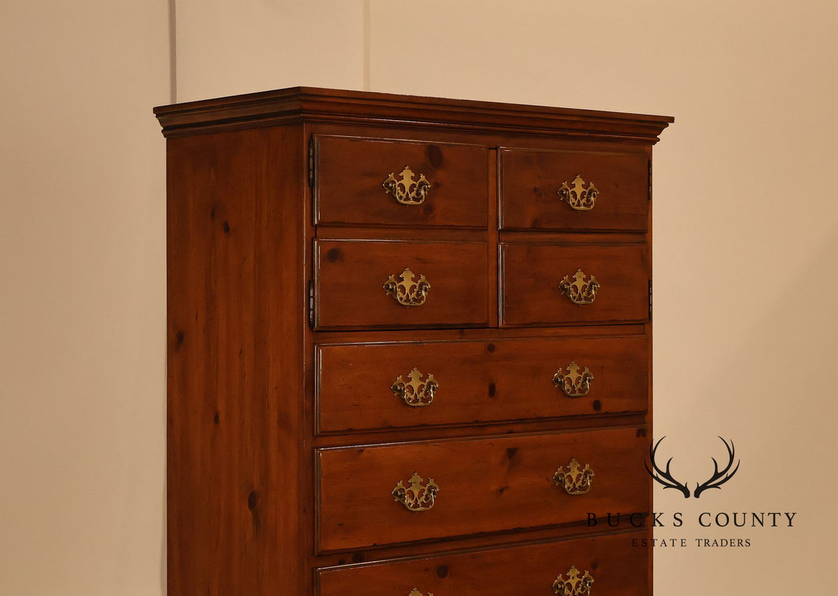 Drexel Heritage Traditional Cherry Highboy Chest Of Drawers