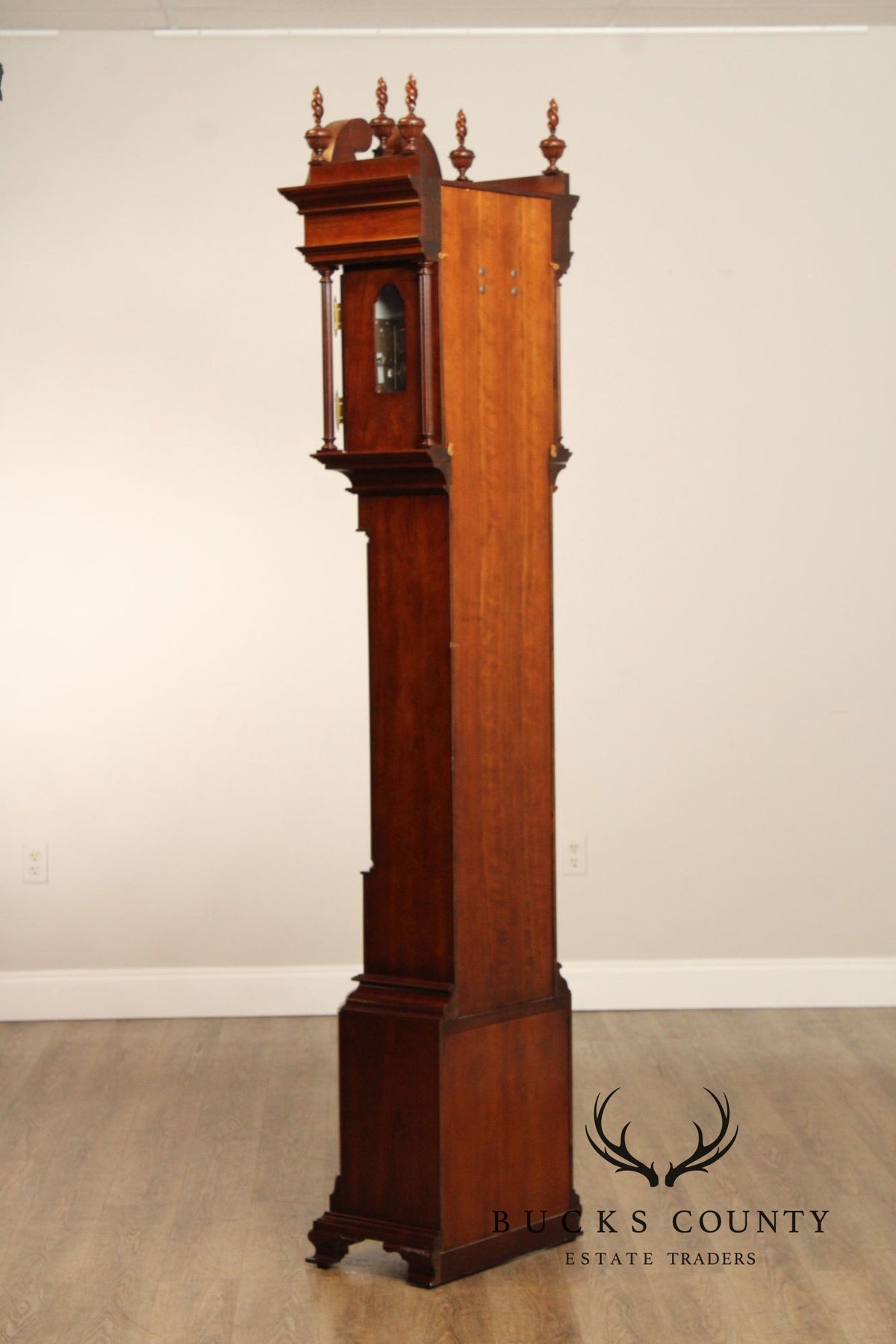 Sligh John Goddard Cherry Newport Grandfather Clock