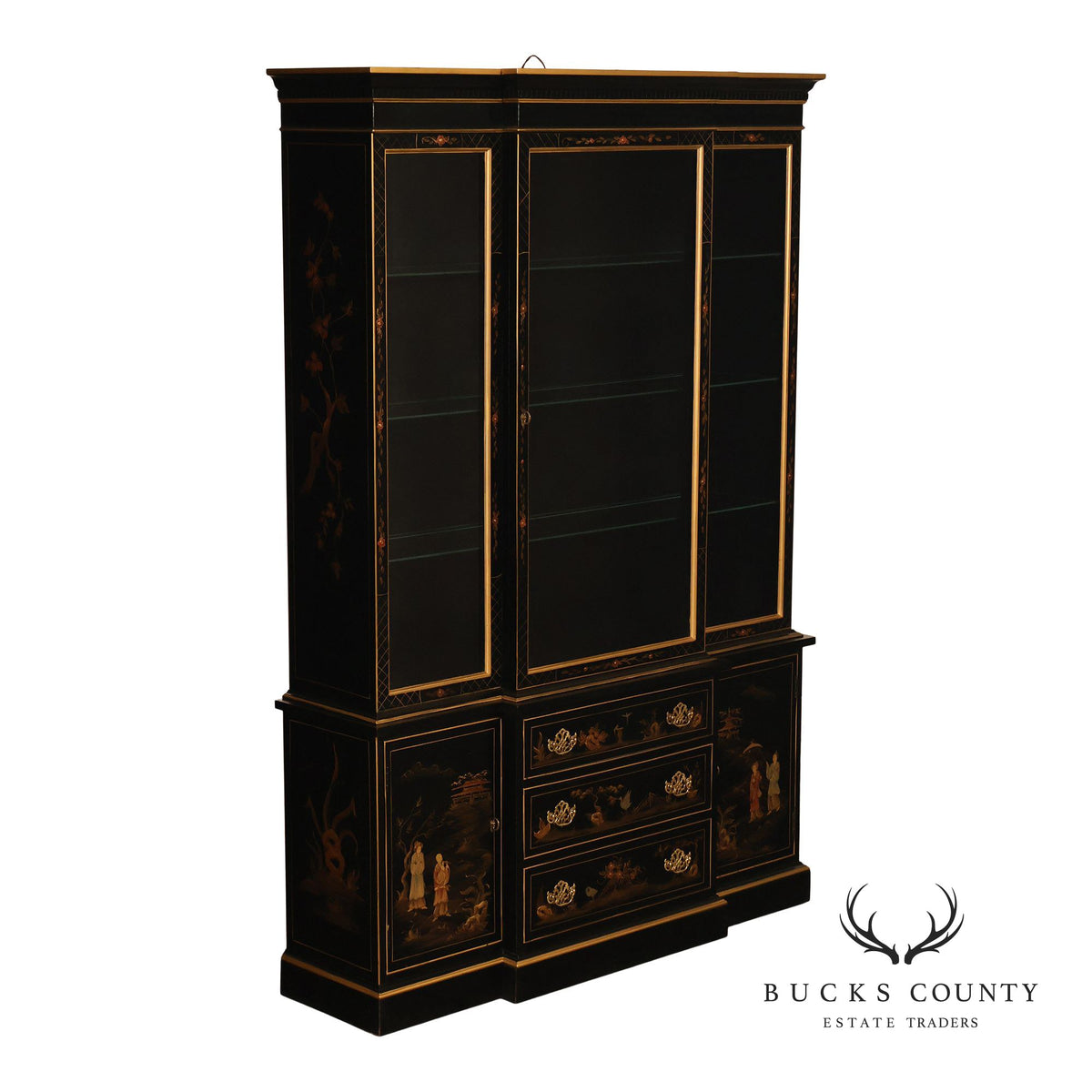Hickory American Masterpiece Collection Vintage Chinoiserie China Cabinet