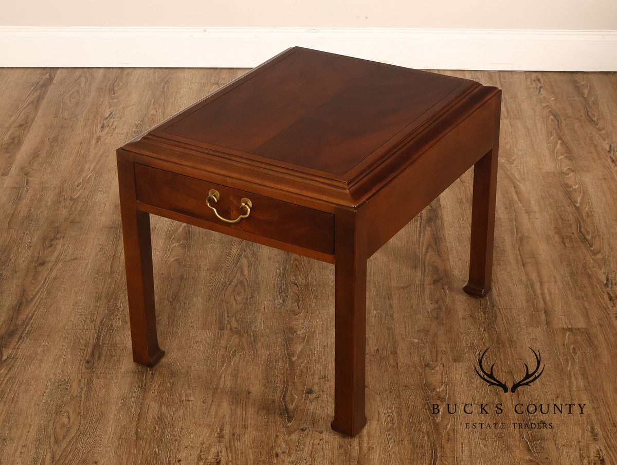 Hekman Ming Style Mahogany End Table