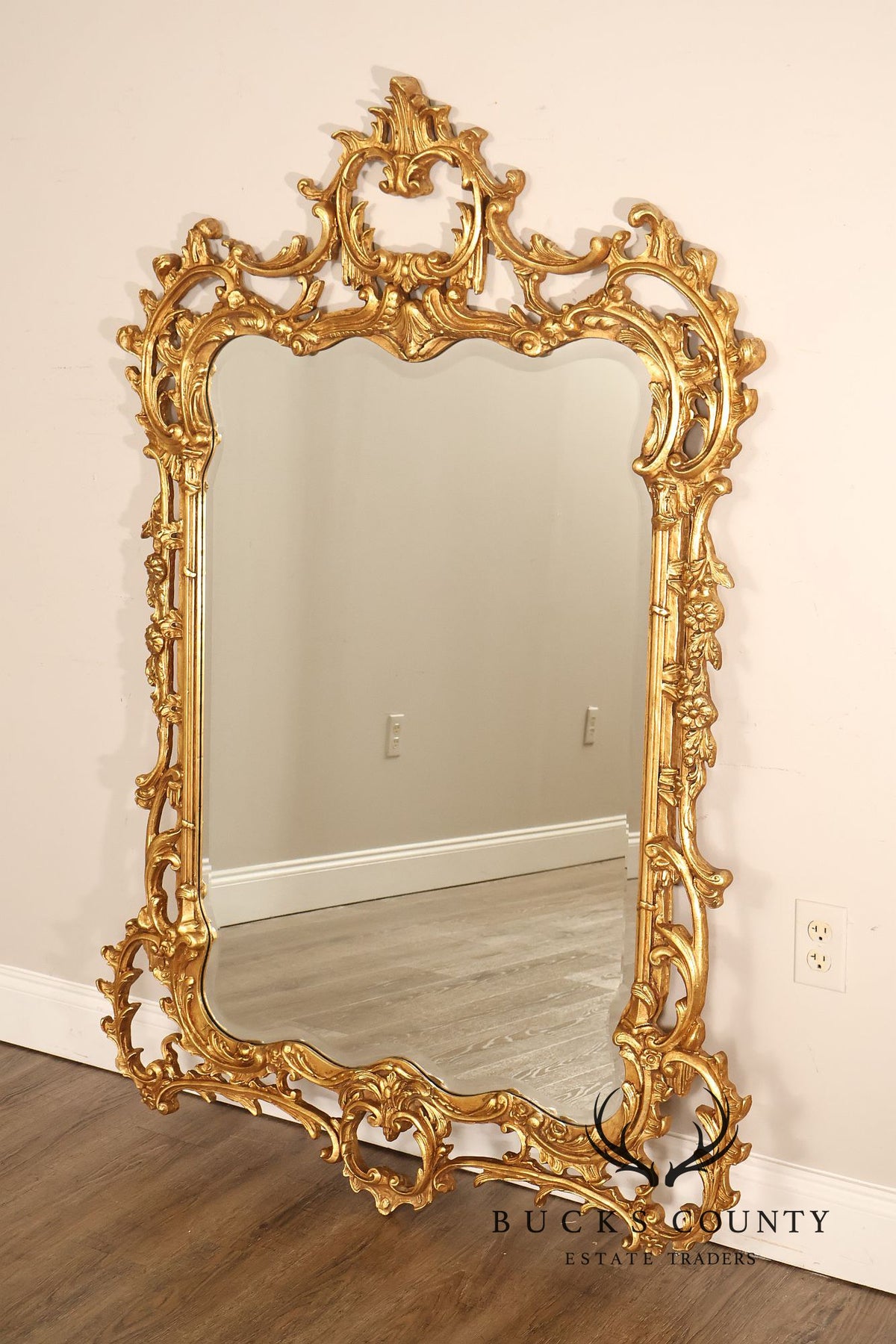 Friedman Brothers Large Giltwood Wall Mirror