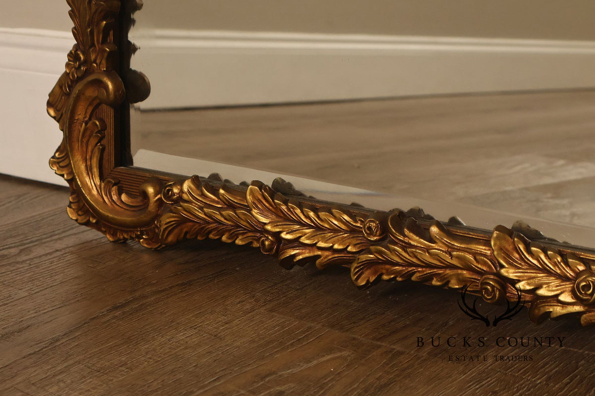 Rococo Revival Giltwood Beveled Wall Mirror