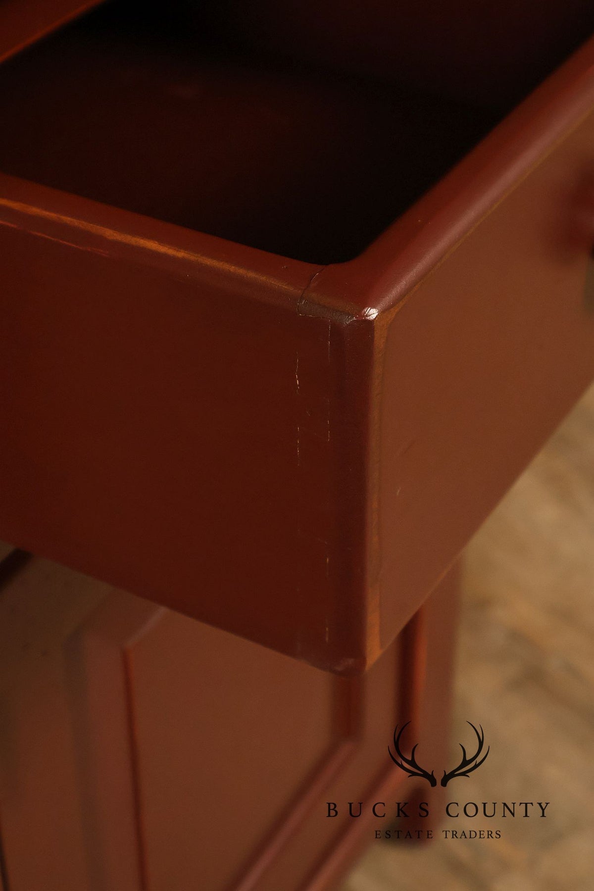 American Heritage Shaker Style Pair of Painted Nightstands