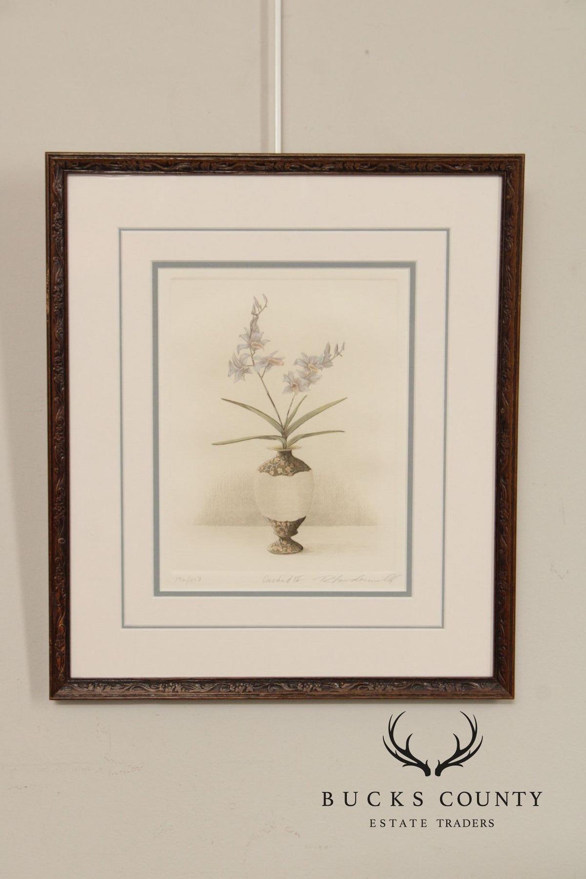 Rick Loudermilk Pair of Signed Limited Edition Prints, 'Orchid III' & 'Orchid IV'