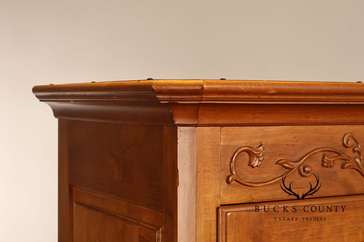 Ethan Allen 'Legacy' French Country Style Maple Armoire