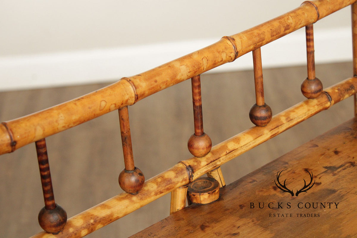 Antique Aesthetic Movement Bamboo Etagere