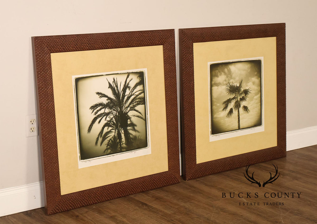 Michael Bryant Pair of Framed Photographs, 'Palm Study'
