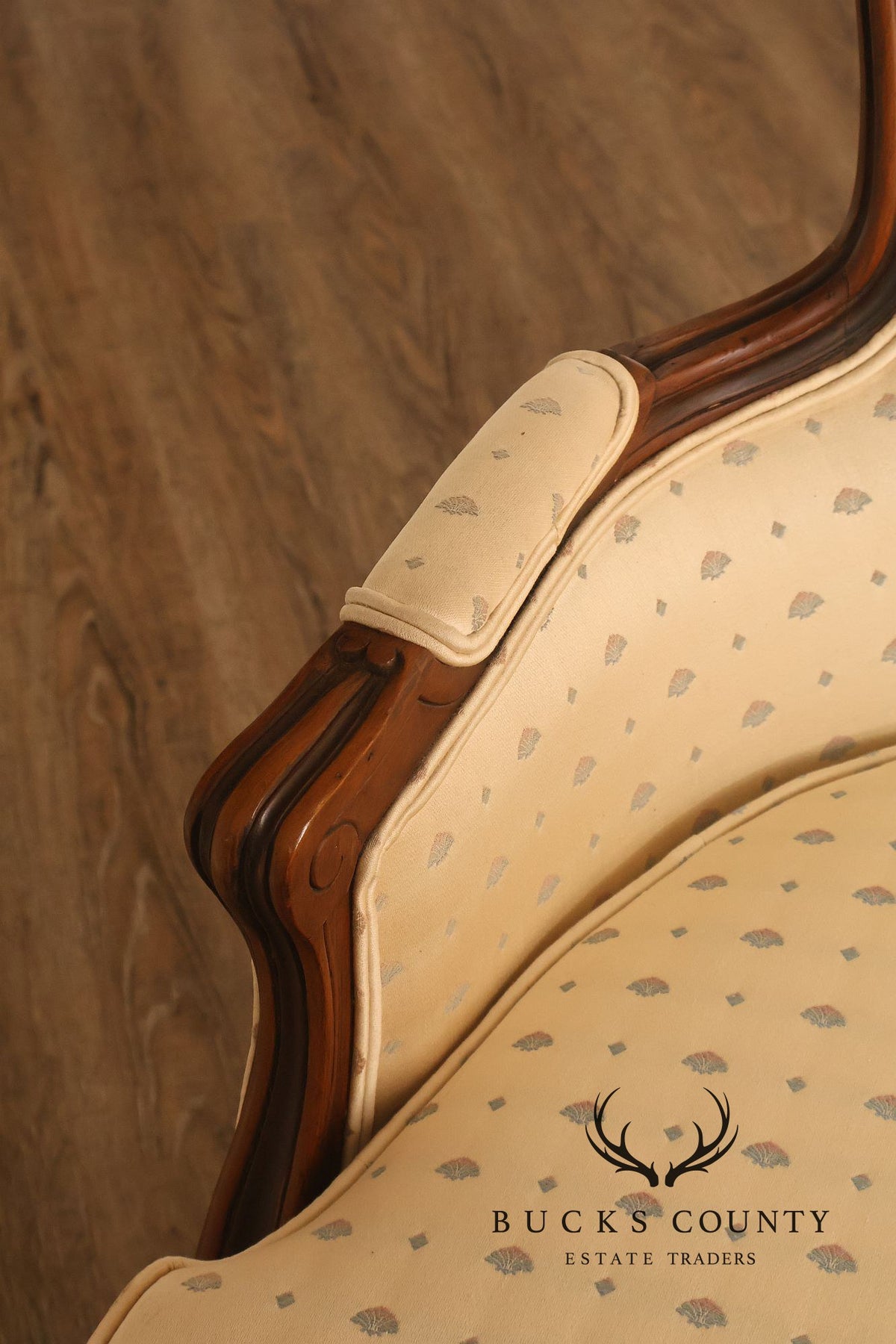 Ethan Allen French Louis XV Style Fauteuil Armchair