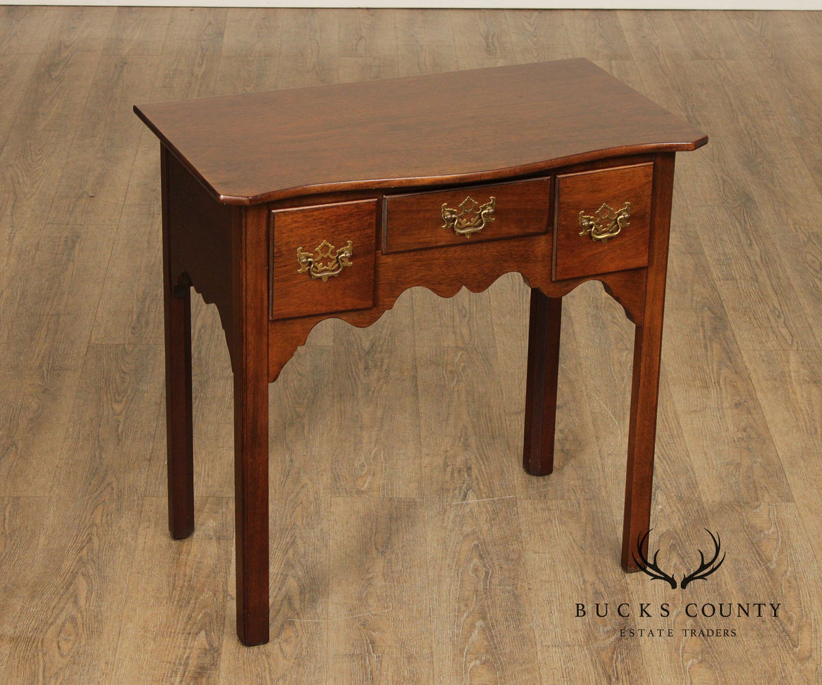 Chippendale Style Mahogany Lowboy Side Table Console