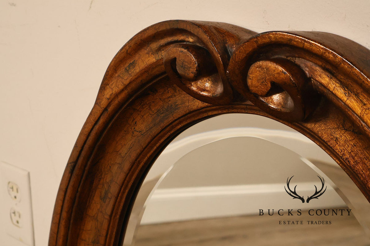 Carolina Mirror Oval Giltwood Wall Mirror