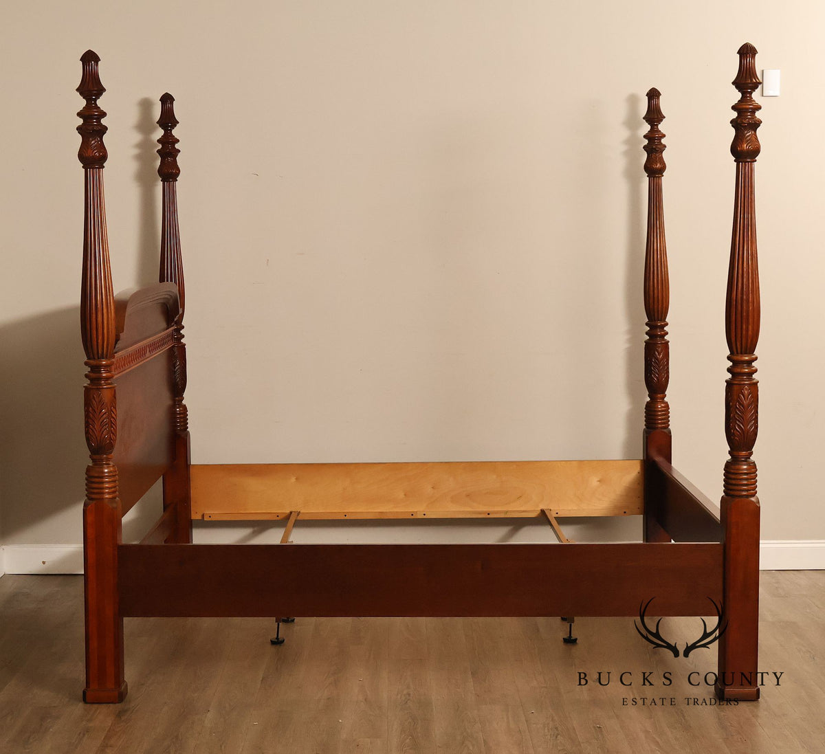 Pennsylvania House Carved Cherry King Poster Bed