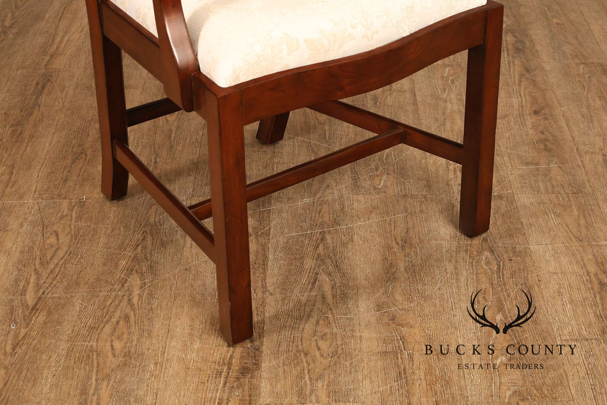 Scarborough House Chippendale Style Pair Of Mahogany Armchairs