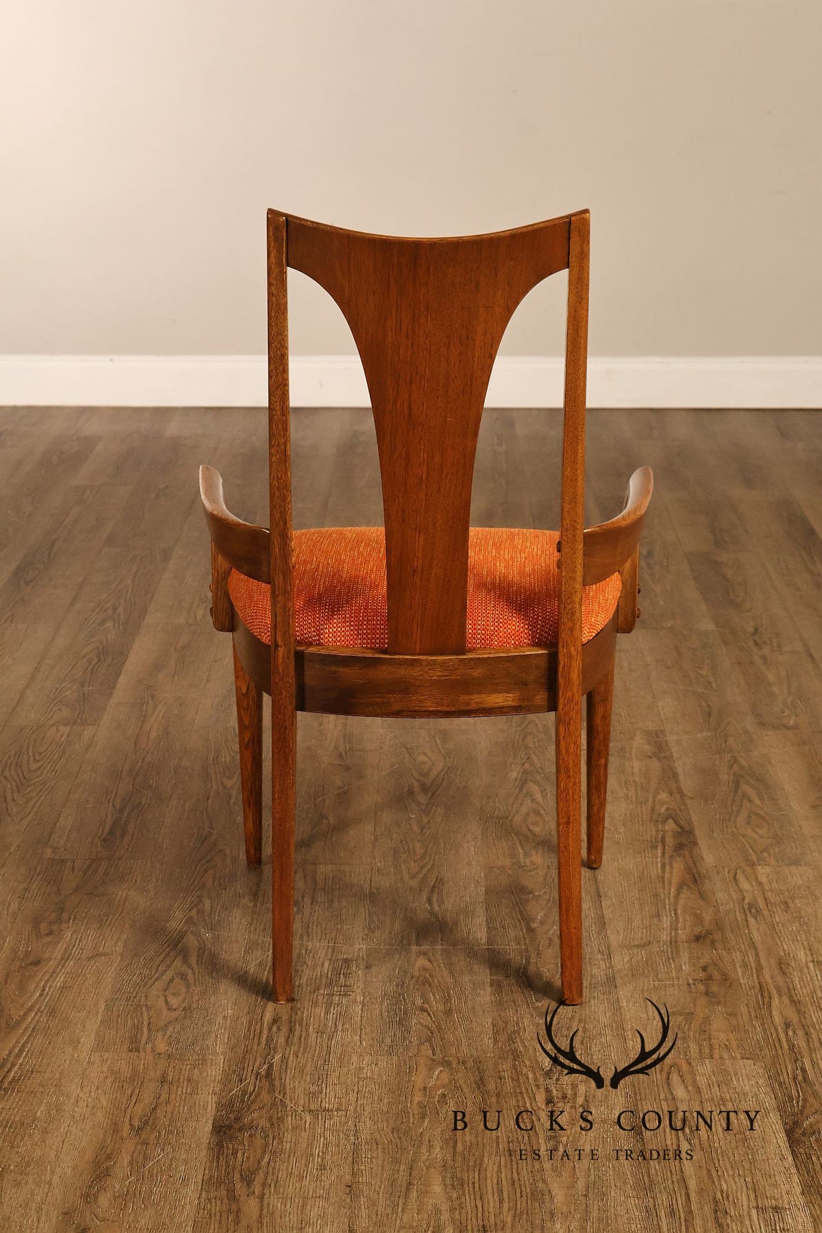 Broyhill 'Brasilia' Mid Century Modern Set of Four Walnut Dining Chairs