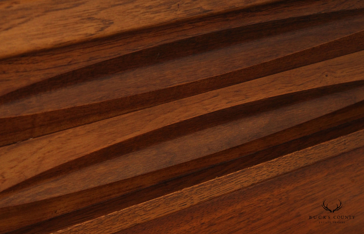Mid Century Modern Walnut Queen Headboard
