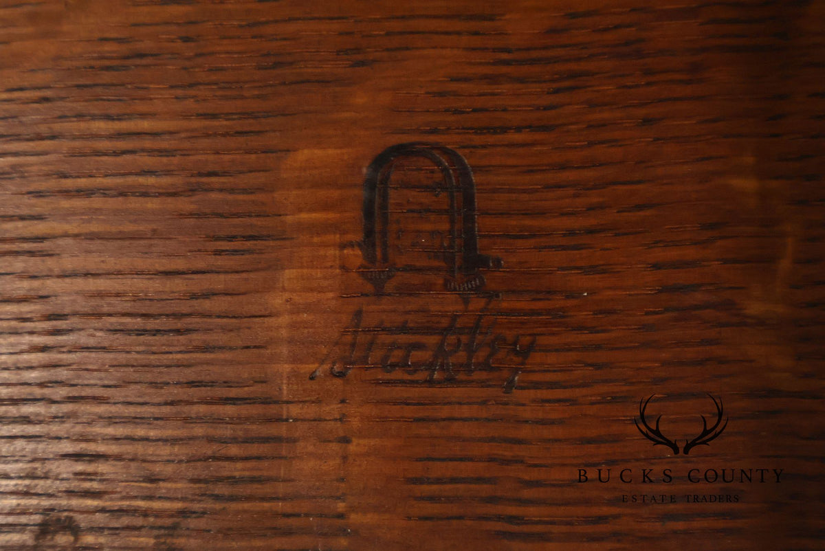 Antique Gustav Stickley No. 208 Arts And Crafts Mission Oak Settle