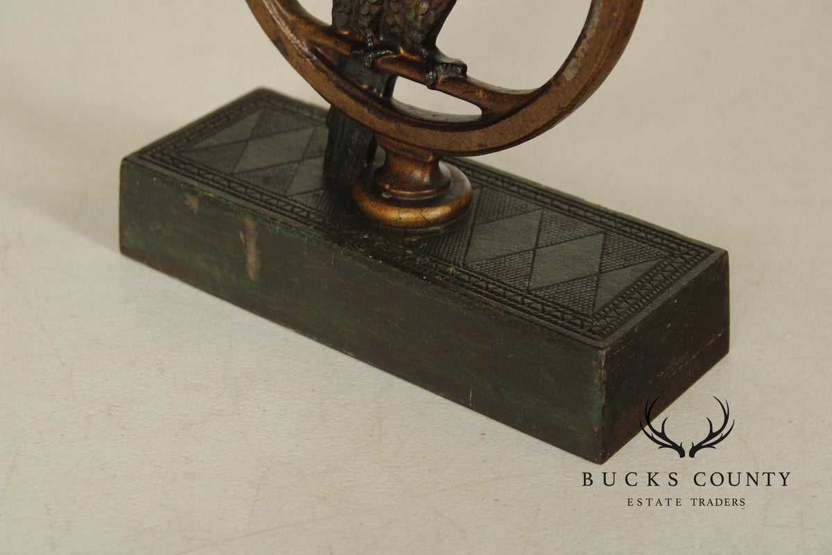 Bradley & Hubbard Art Deco Cast Iron Door Stop