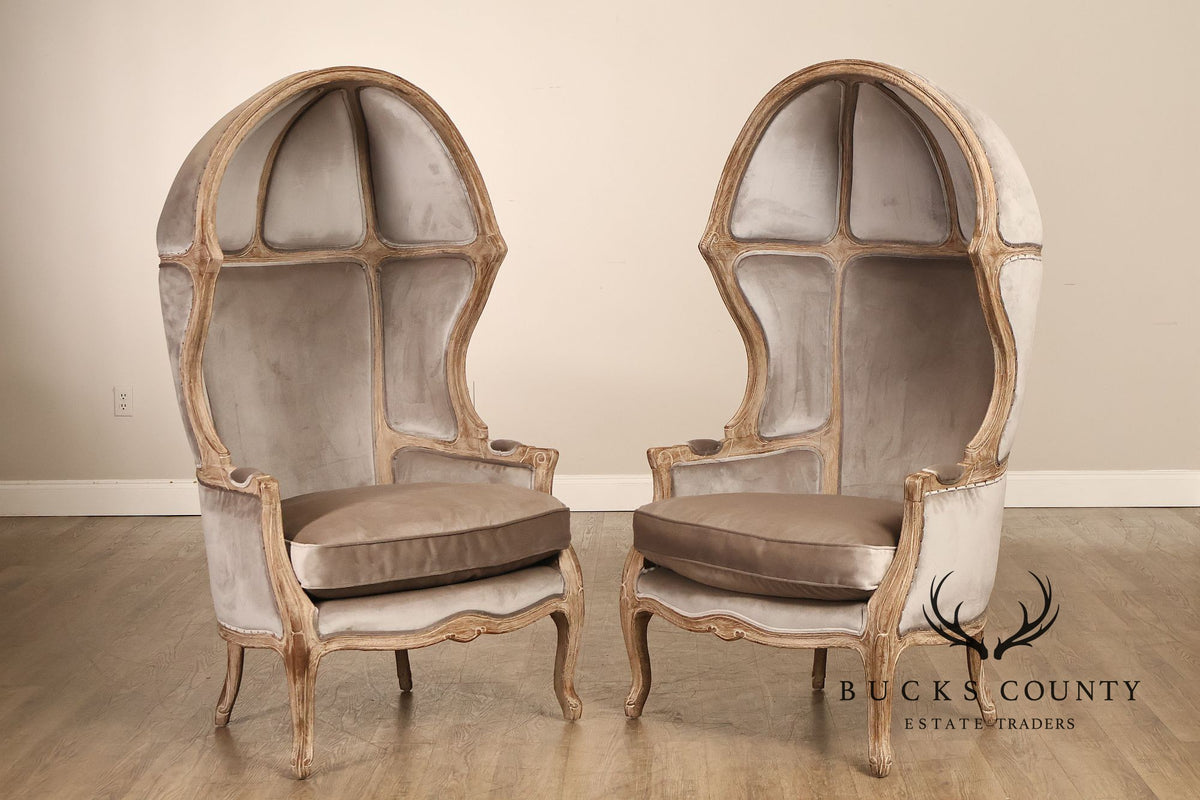 Restoration Hardware Pair Of Porter Chairs