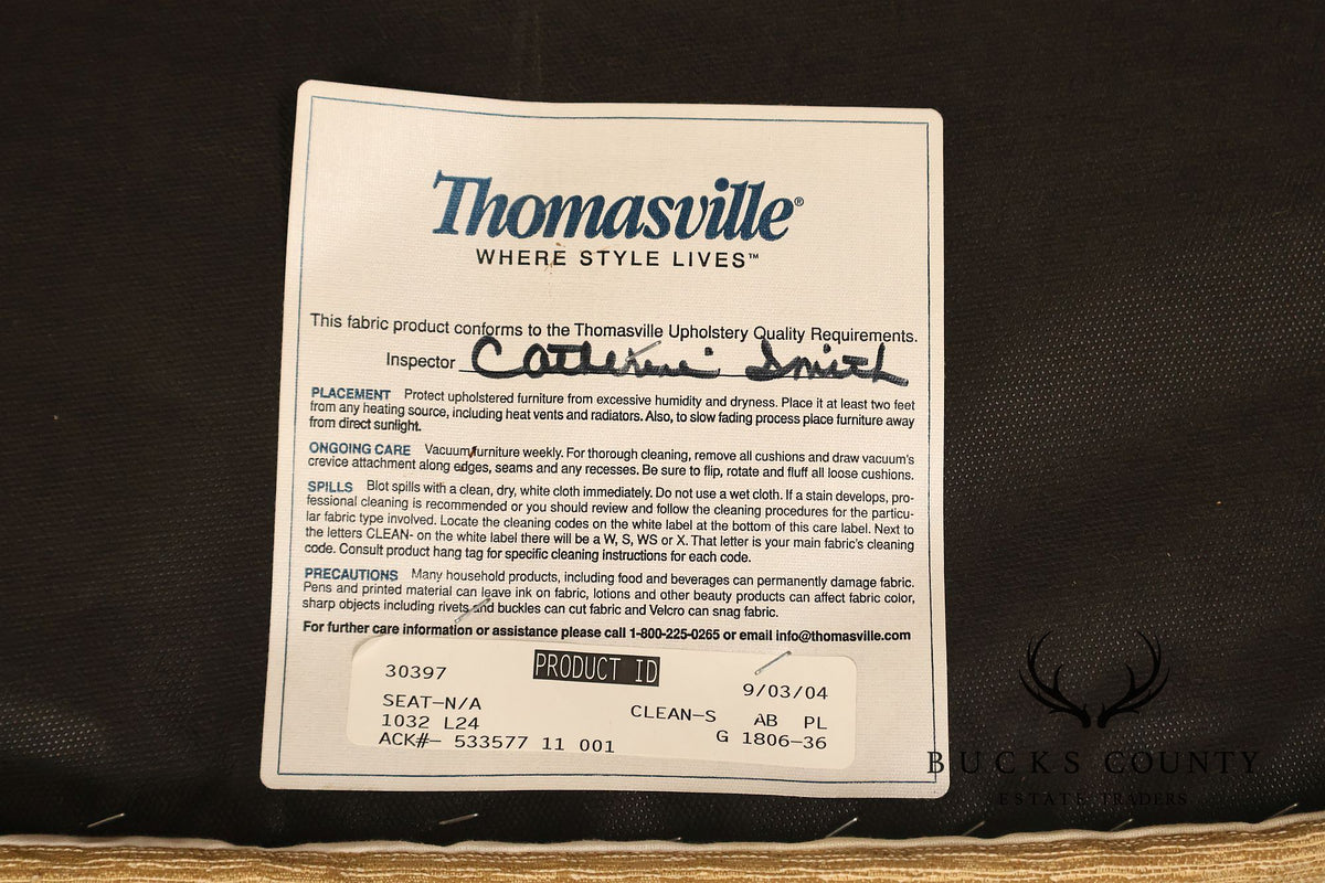 Thomasville Bogart Collection Curved Corner Sofa