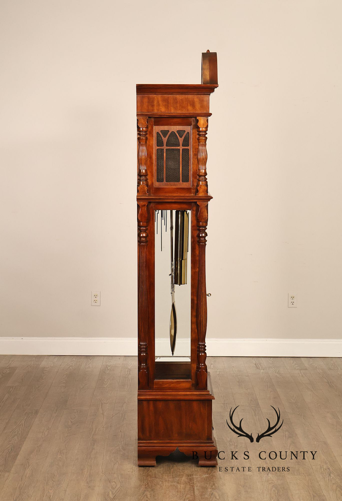 Ridgeway Traditional Cherry Grandfather Clock