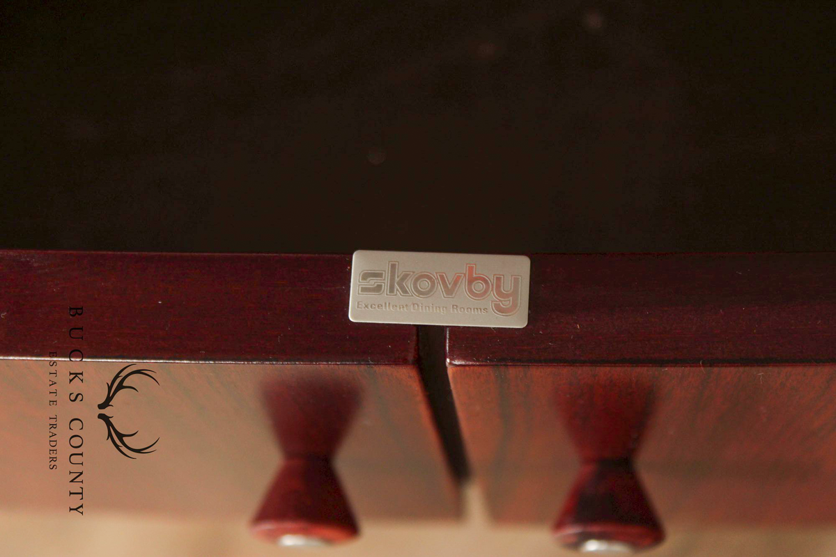Skovby Danish Modern Rosewood China Cabinet Sideboard