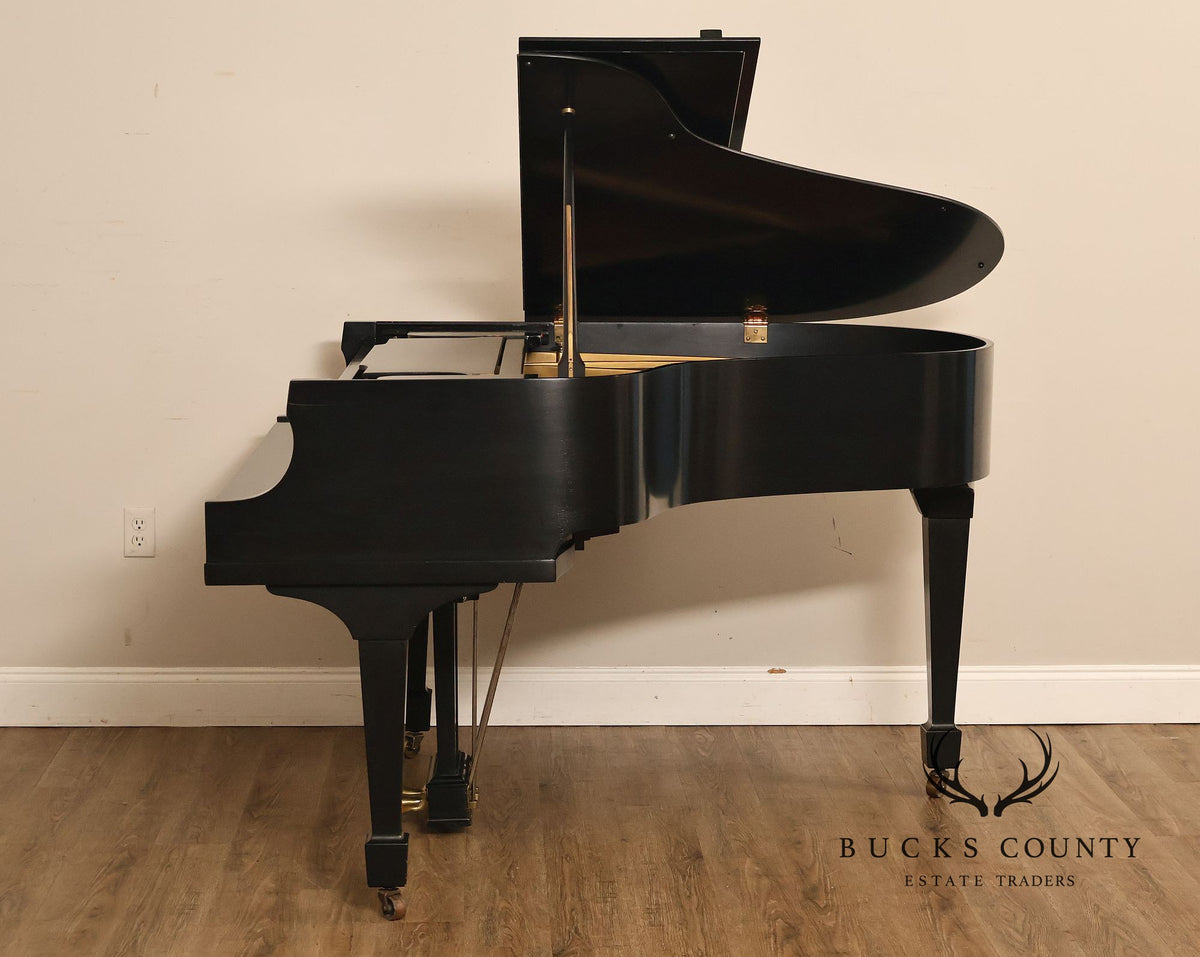 Kurtzman Ebonized Grand Piano And Duet Bench