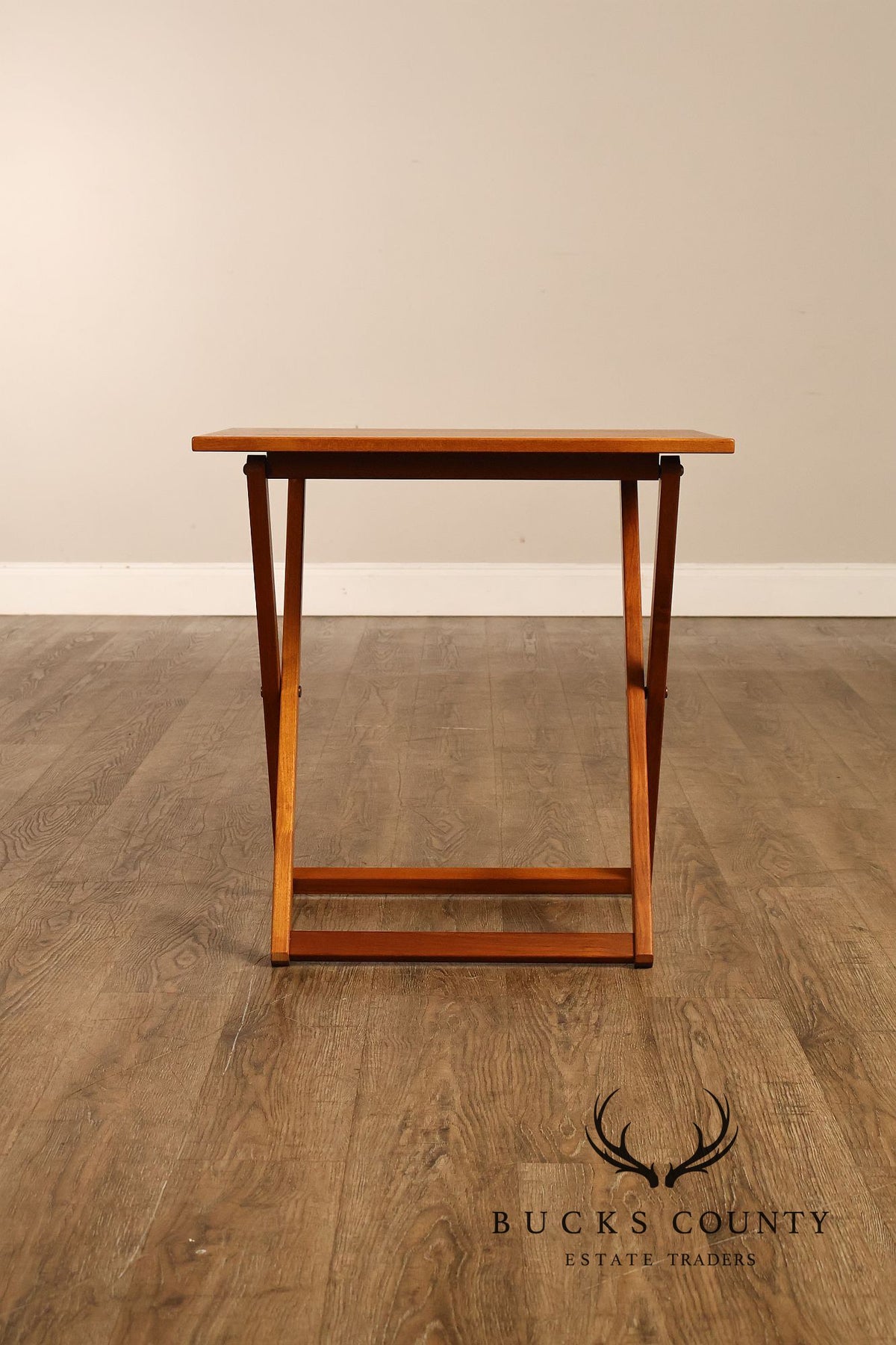 Ansager Møbler Danish Modern Set of Three Teak Tray Tables