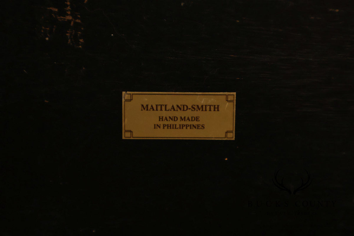 Maitland Smith Regency Style Pair of Fireplace Fenders