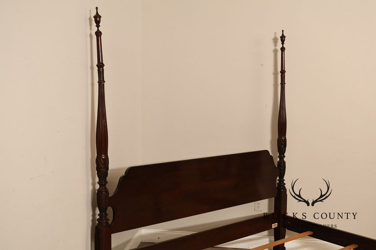 Ethan Allen 'Georgian Court' King Cherry Poster Bed