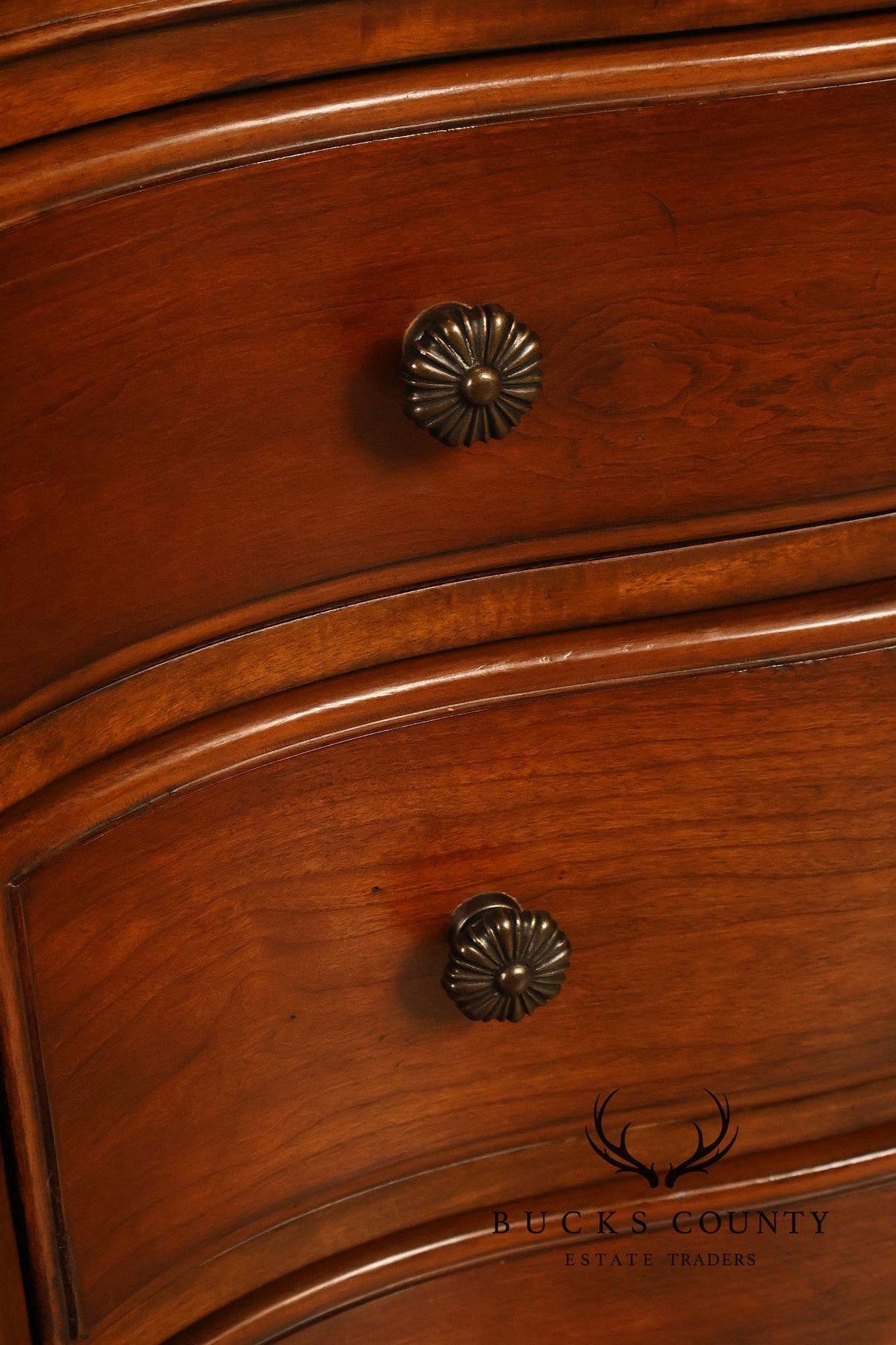 Lane Mid Century Modern Pair of Walnut One-Drawer Nightstands