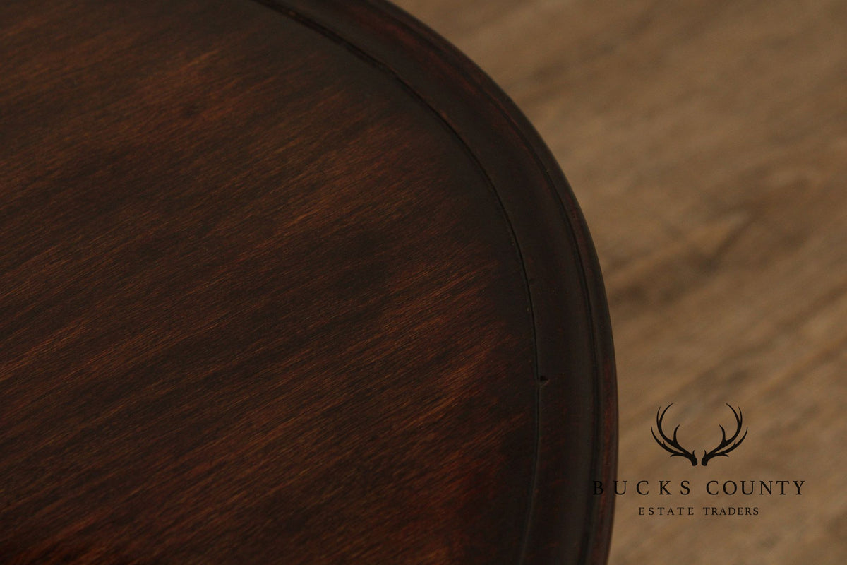 1940's Regency Style Two-Tier Mahogany Dumbwaiter