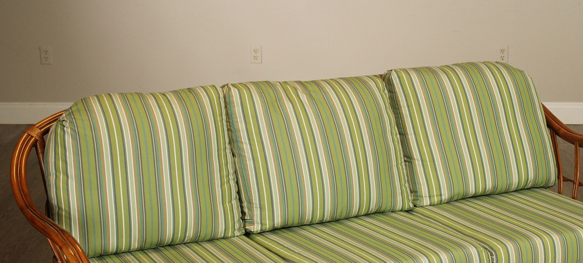South Sea 'New Kauai' Rattan Sofa With Sunbrella Cushions