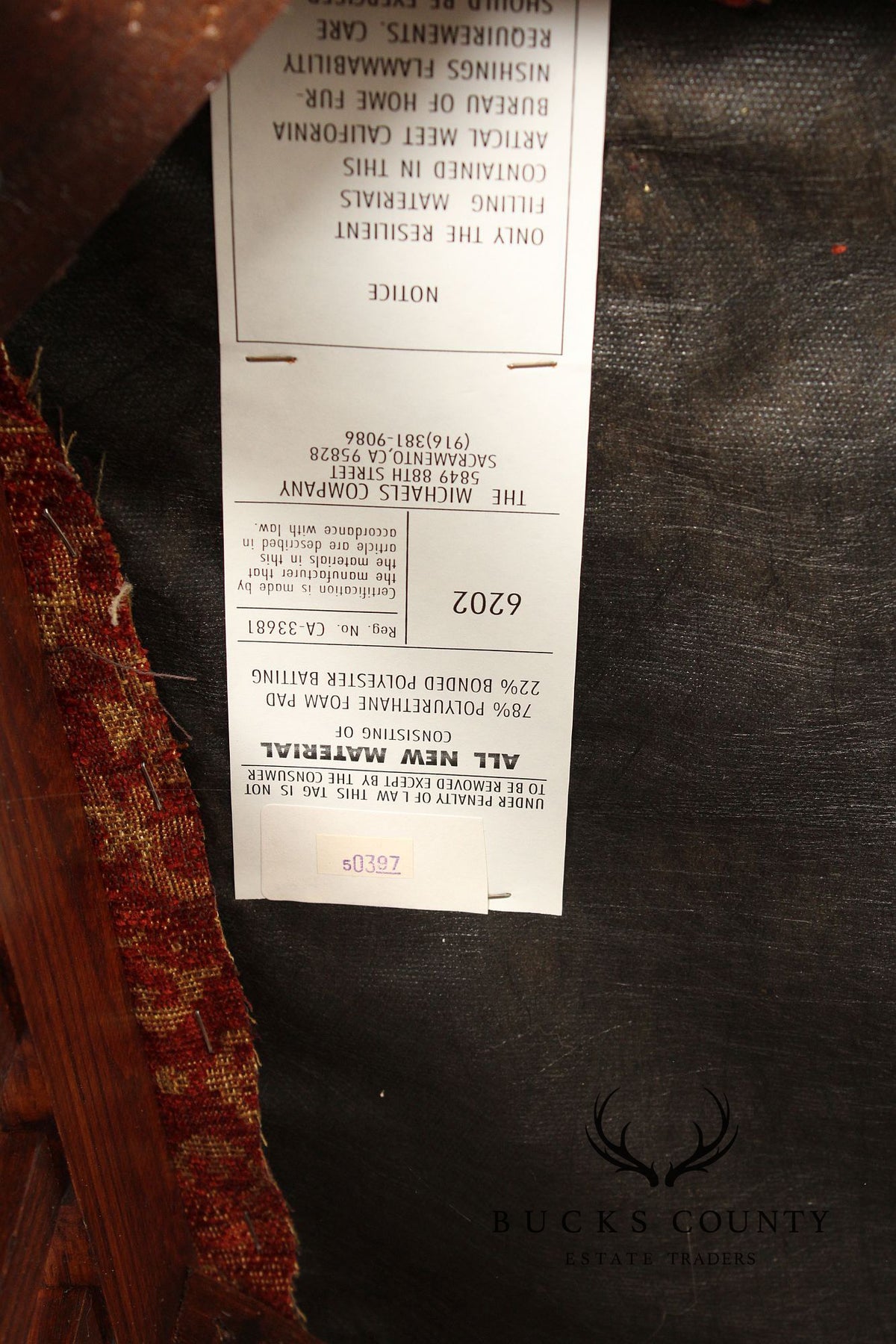The Michaels Company  Mission Style Set Of Six Oak Spindle Dining Chairs