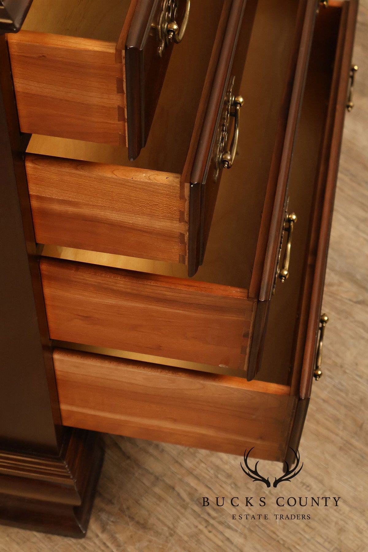 Ethan Allen Georgian Court Cherry Bedside Chest of Drawers