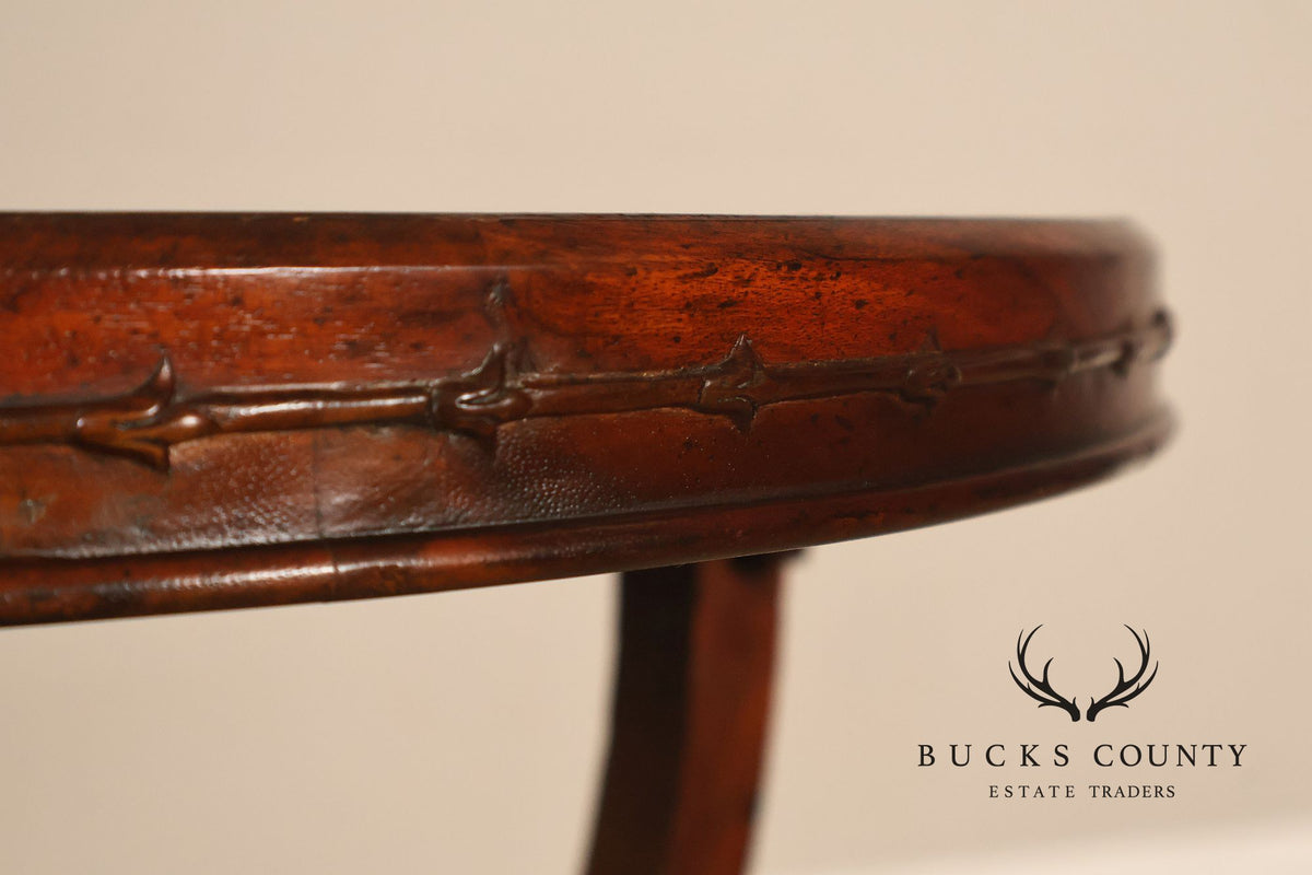 Jonathan Charles Buckingham Collection Empire Style Mahogany Lamp Table